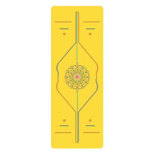 Natural Rubber Yoga Mat Providing Comfortable Cushioning for Regular Exercises