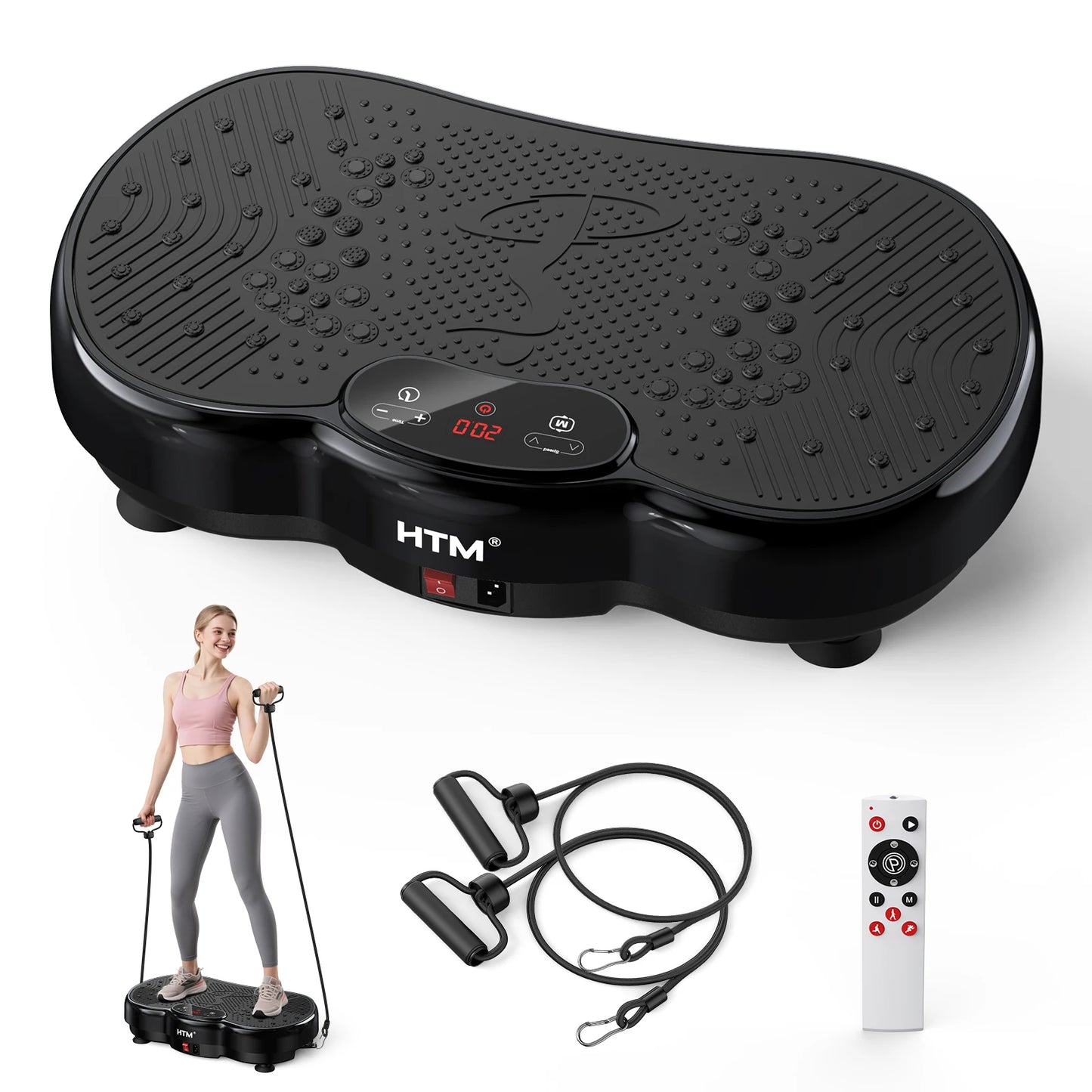 Vibration Plate Exercise Machine Full Body Shaker With Adjustable Speed