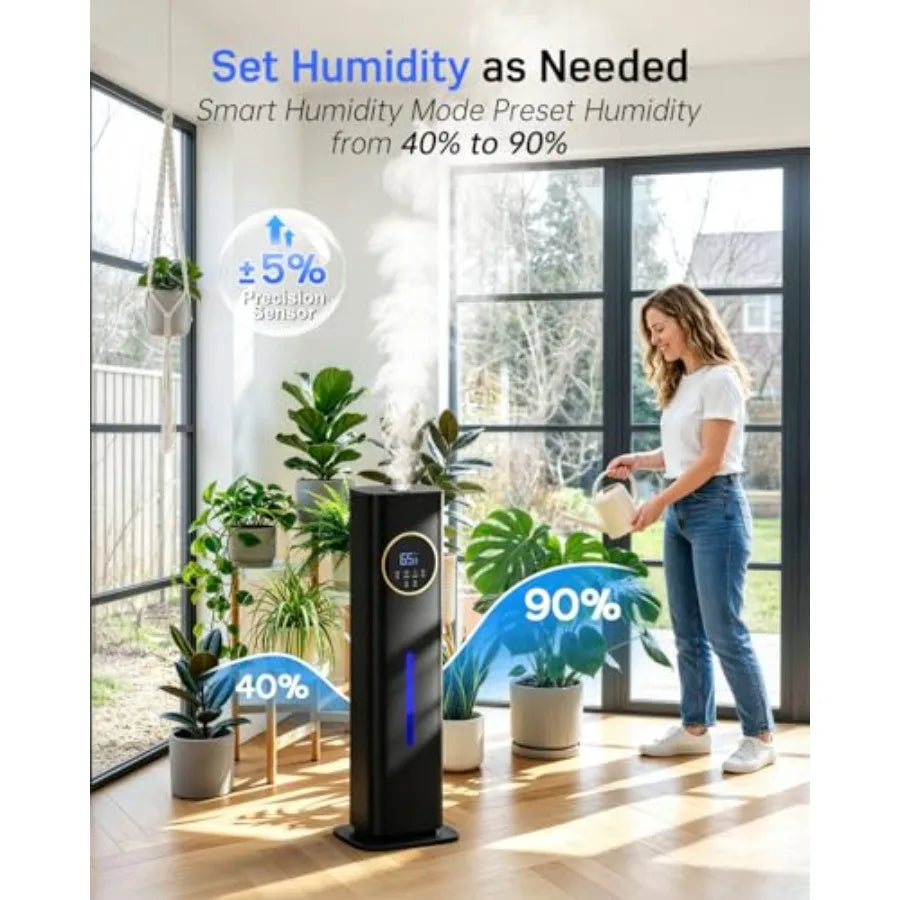 Large Room Top Fill Humidifier Night Light Essential Oil Diffuser
