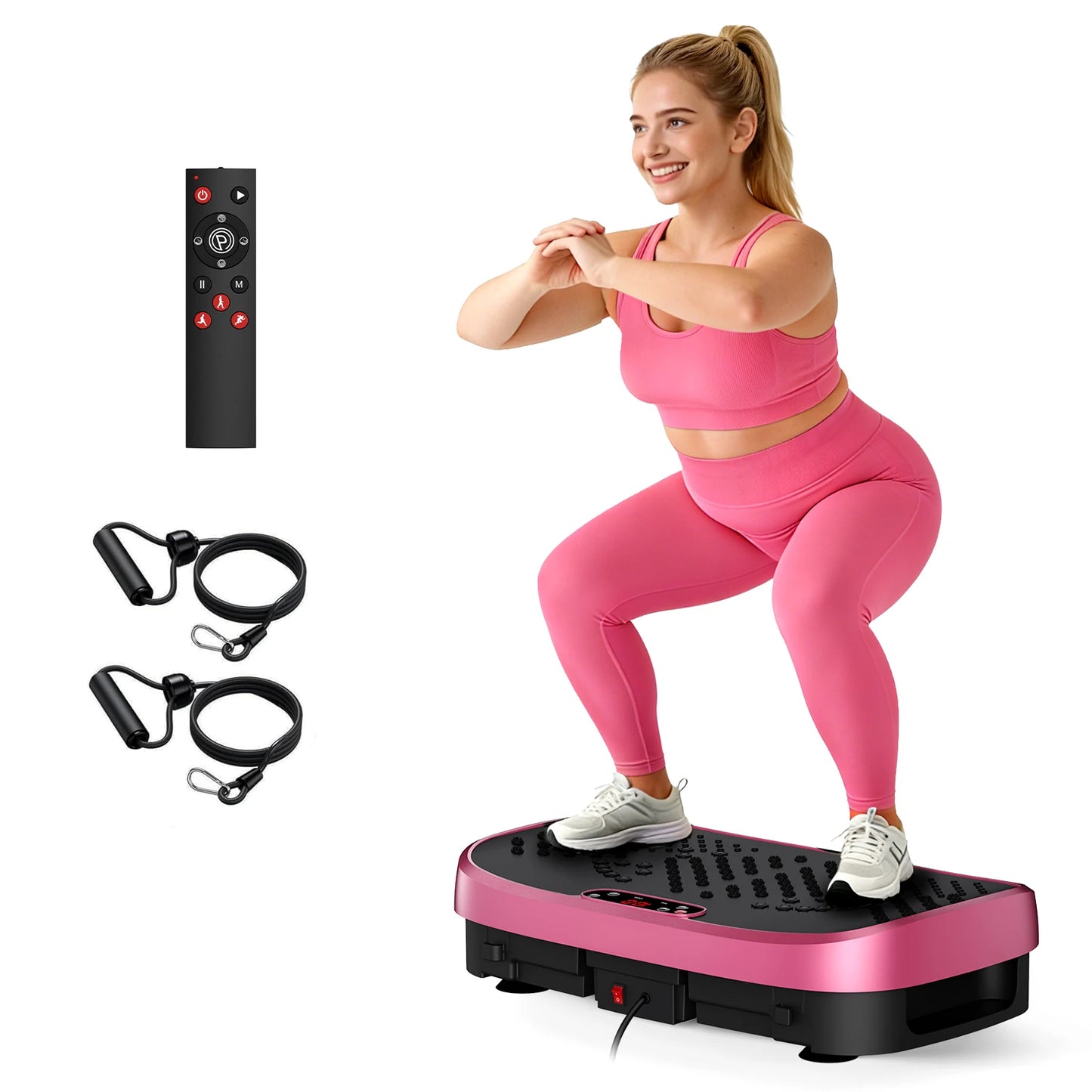 Vibration Plate Fat Burning Machine 120 Speed Levels 330lbs Capacity