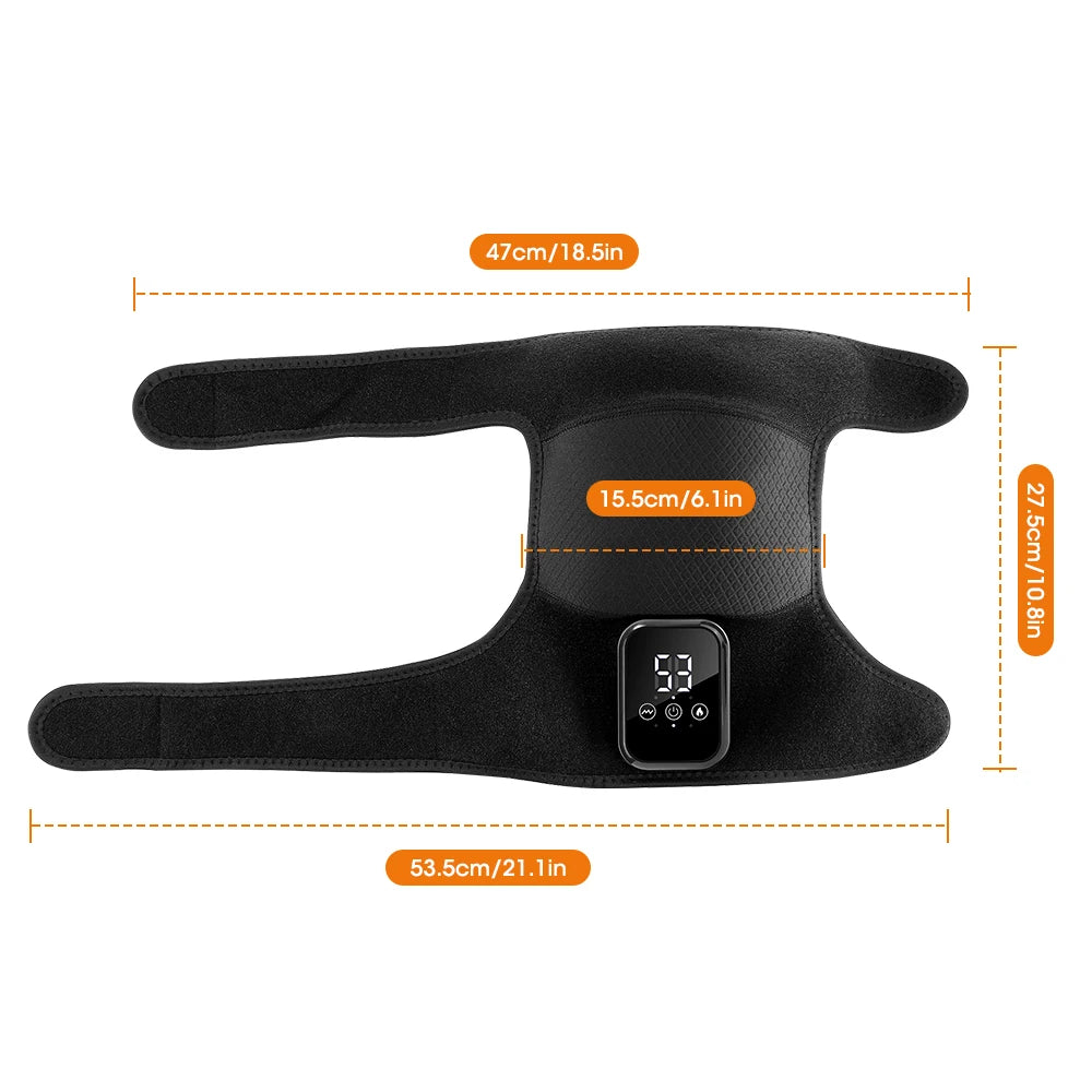 Afdeal Electric Heated Knee Massage Pad With Vibration Therapy