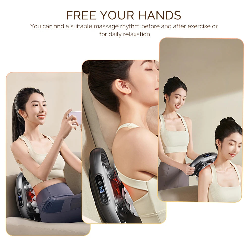 Foreverlily High Frequency Vibration Fascia Gun Professional Body Massager