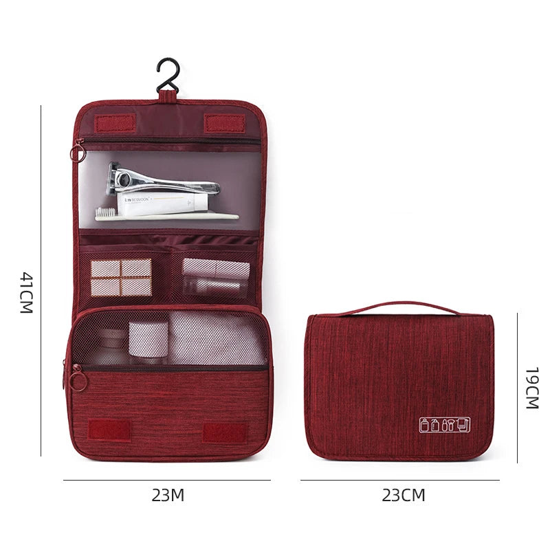 NONECN Large Capacity Travel Storage Waterproof Makeup Bag Organizer