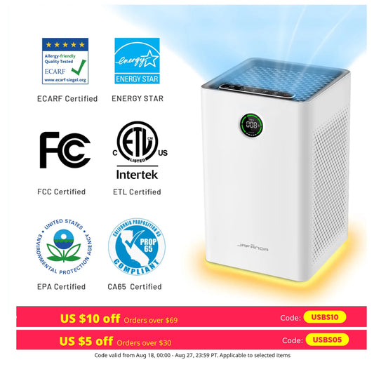 Jafanda True HEPA Air Purifier With Smart WiFi Alexa