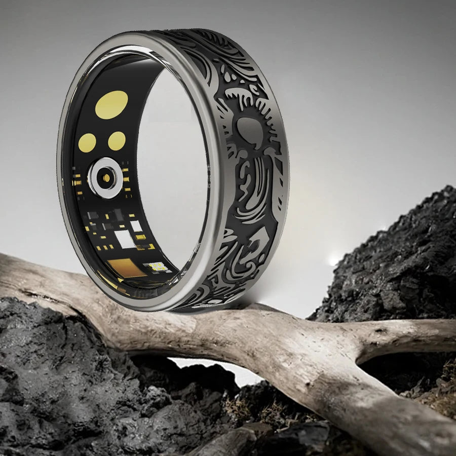 Smart Ring Fitness Tracker With Sleep Monitor And IP68 Waterproof