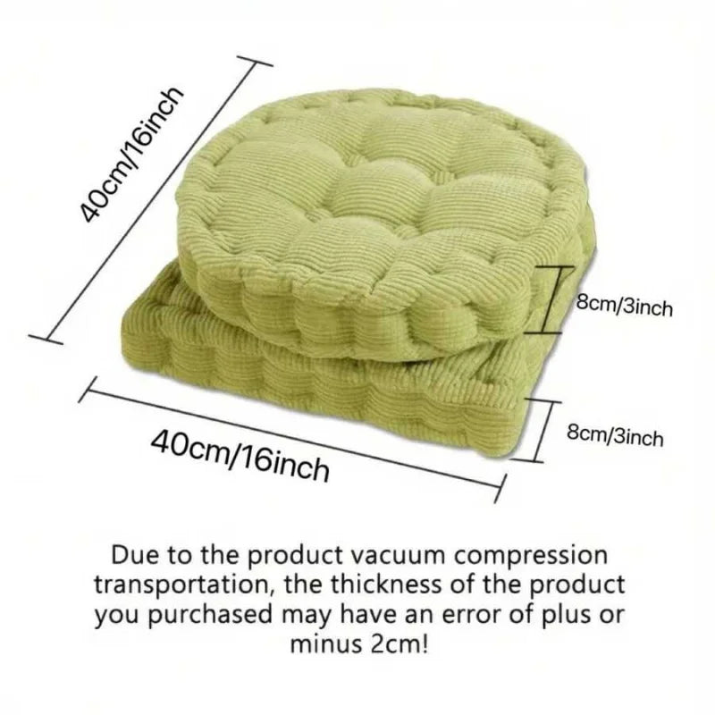 Premium Cotton Blend Meditation Floor Cushion And Seat Pad Set