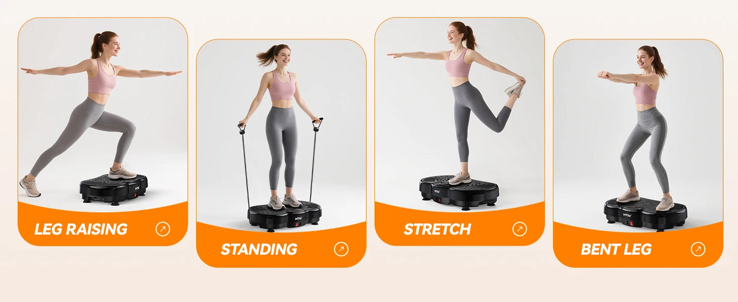 Vibration Plate Exercise Machine Full Body Shaker With Adjustable Speed