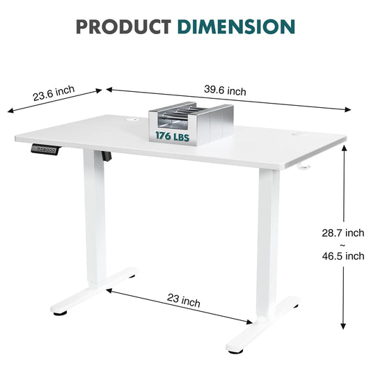 JHK Electric Height Adjustable Ergonomic Standing Desk