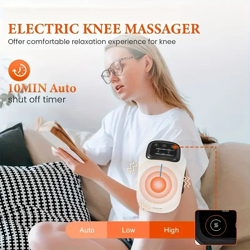 OpeningSmile Cordless Knee Massager With Heat And LED Screen