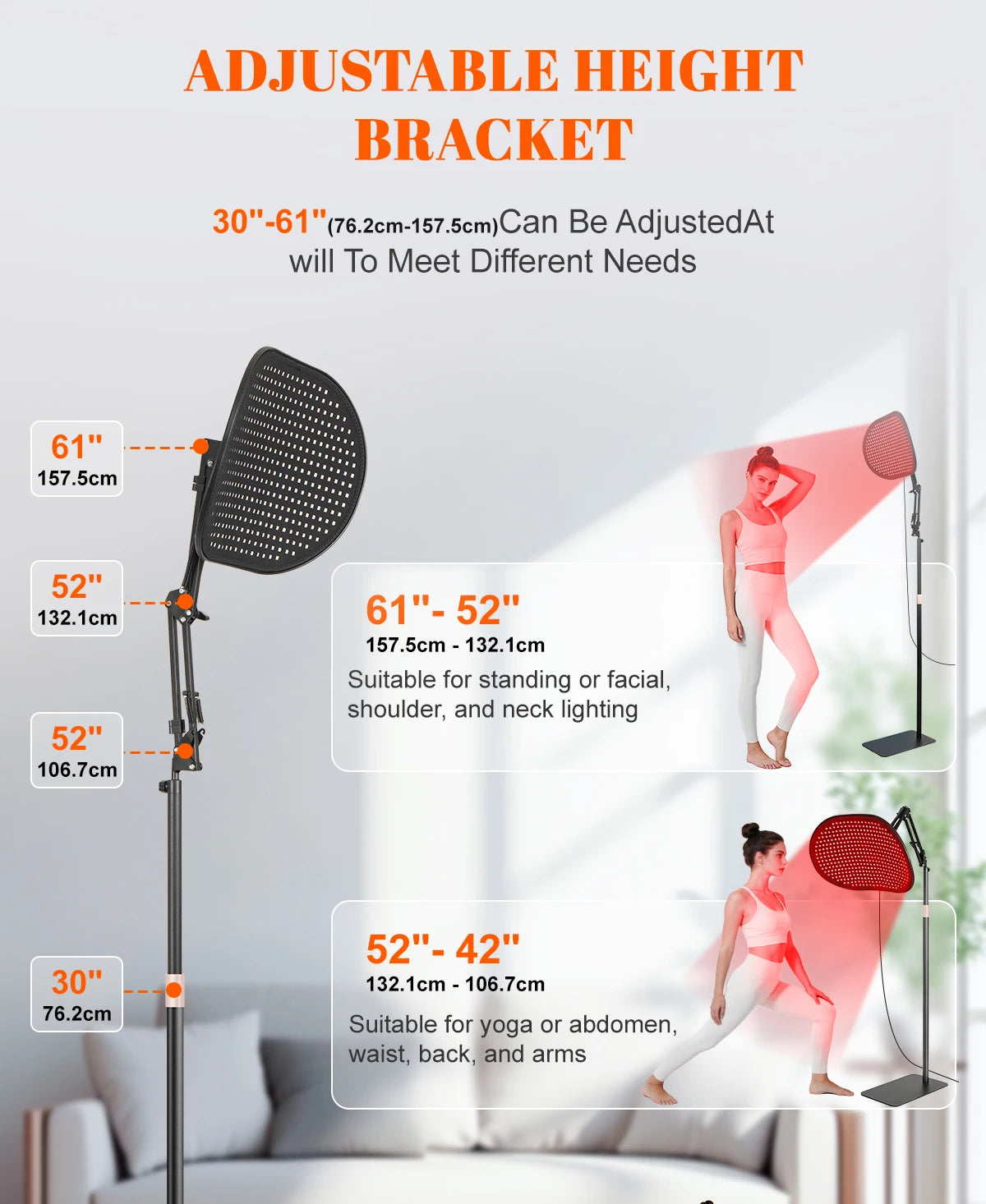 Astarexin 432 Led Red Light Therapy Panel Face Body