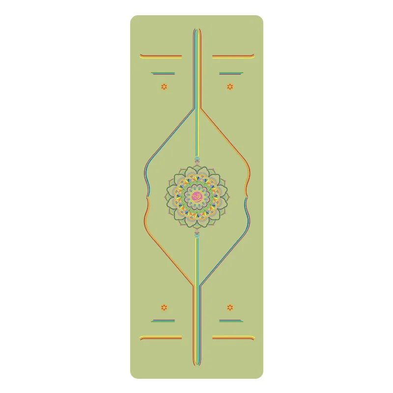 Natural Rubber Yoga Mat Providing Comfortable Cushioning for Regular Exercises