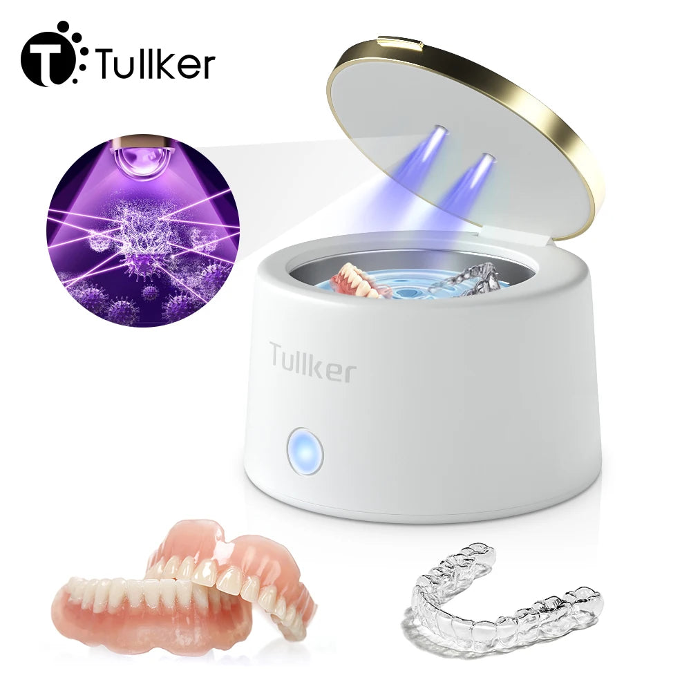 Tullker Ultrasonic Retainer Cleaner For Dentures Braces Jewelry