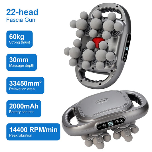 Foreverlily High Frequency Vibration Fascia Gun Professional Body Massager