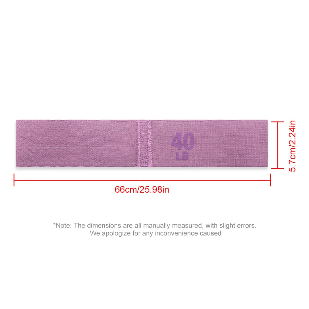 Fabric Resistance Bands Set For Yoga Pilates Hip Circle Training