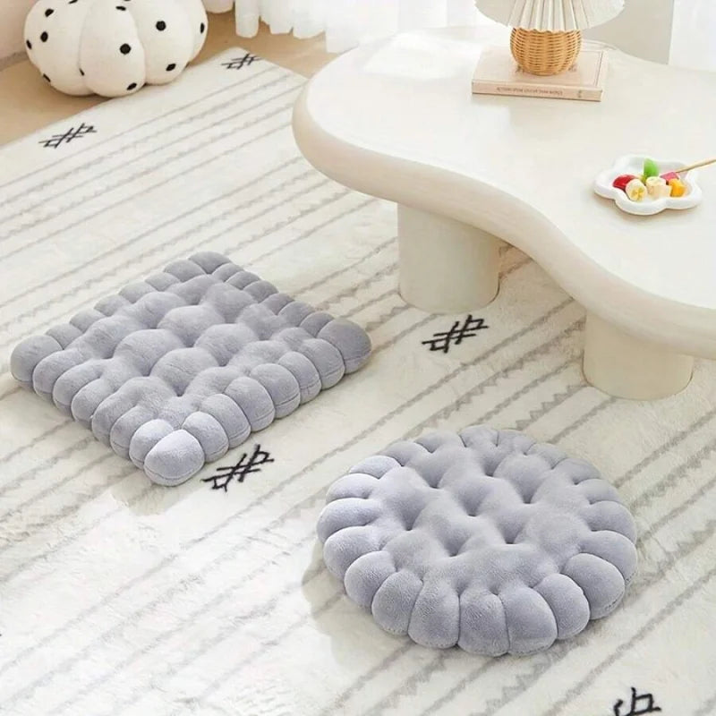 Circular Biscuit Meditation Cotton Floor Cushion Pillow