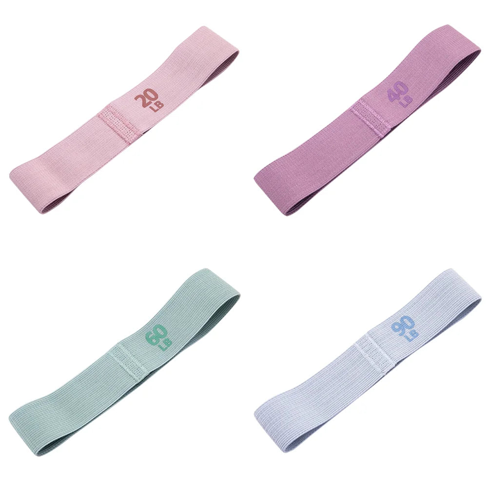 Fabric Resistance Bands Set For Yoga Pilates Hip Circle Training