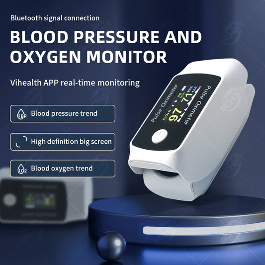 Schbit 2-In-1 Blood Oxygen and Blood Pressure Monitor