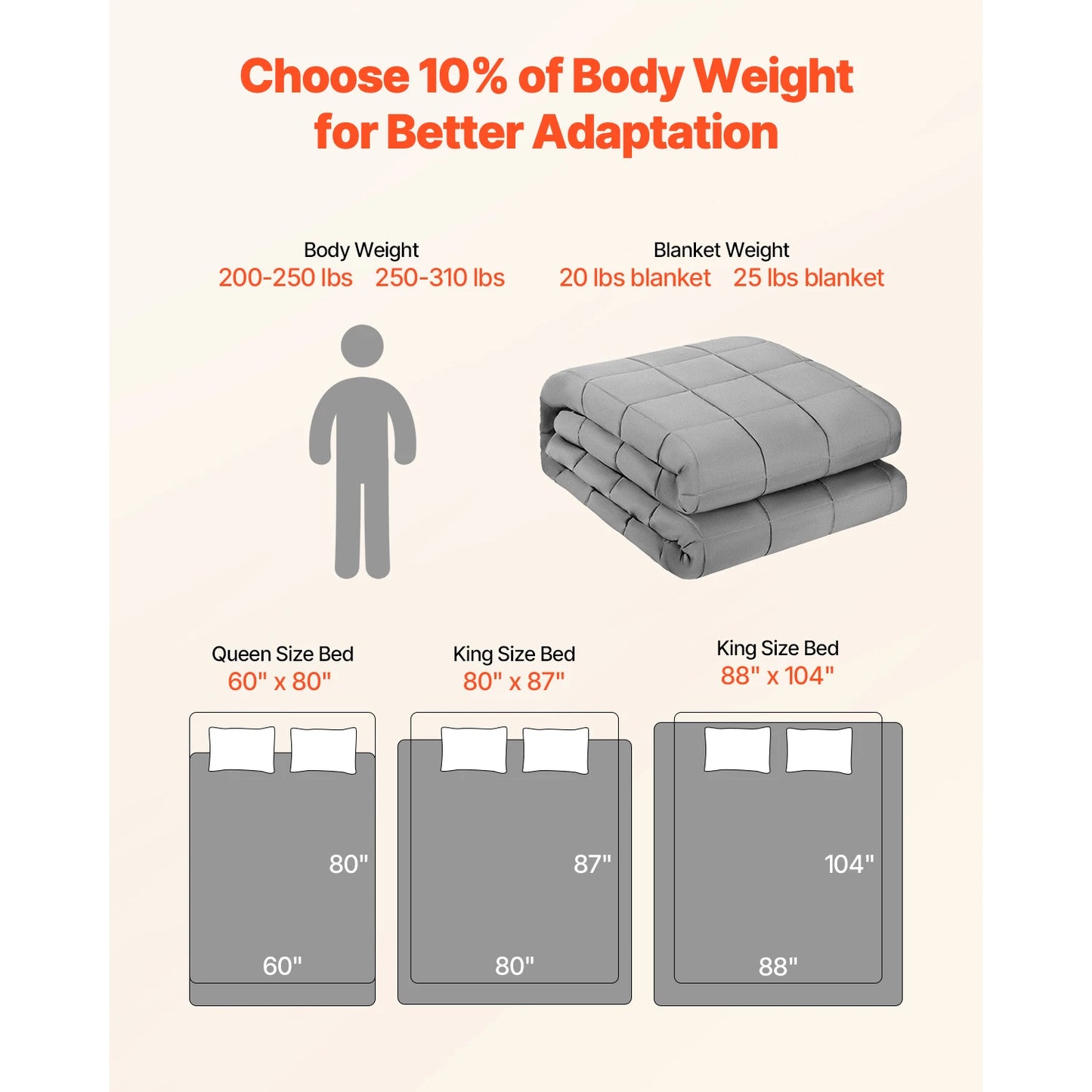 Breathable Glass Beads Weighted Blanket For Adults Cooling