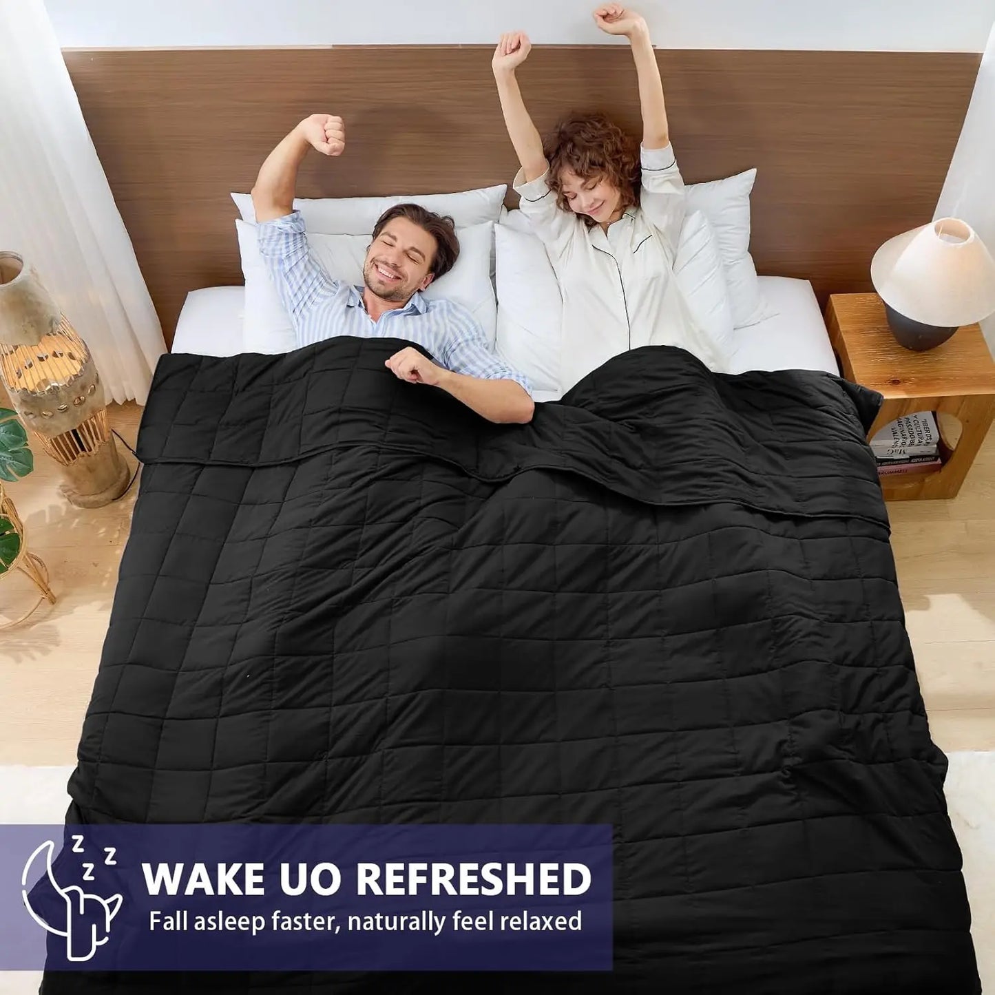 20 Pound Weighted Blanket For Adults Cooling Comfort Sleep