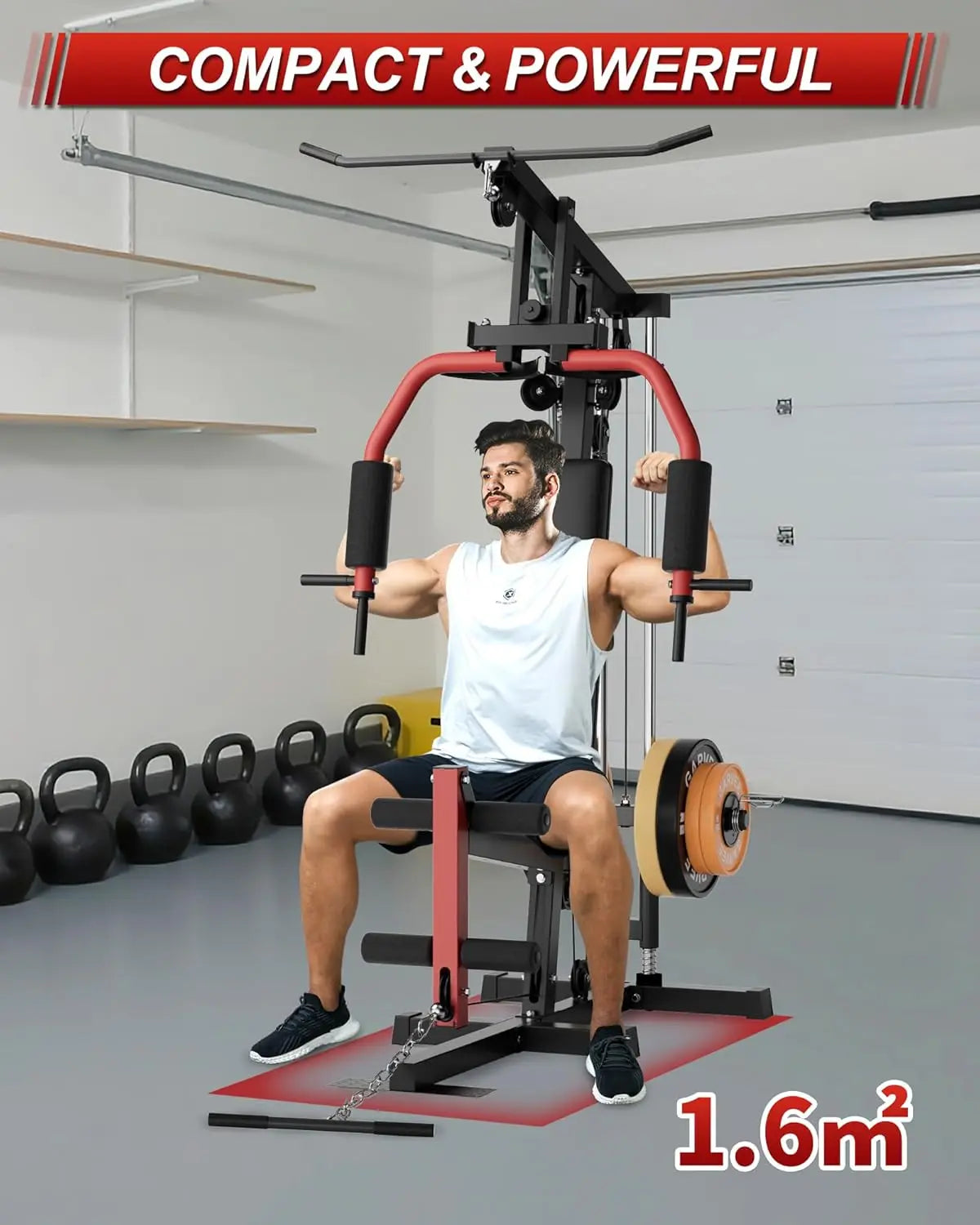 HiMISS All In One Home Gym Machine For FullBody Strength