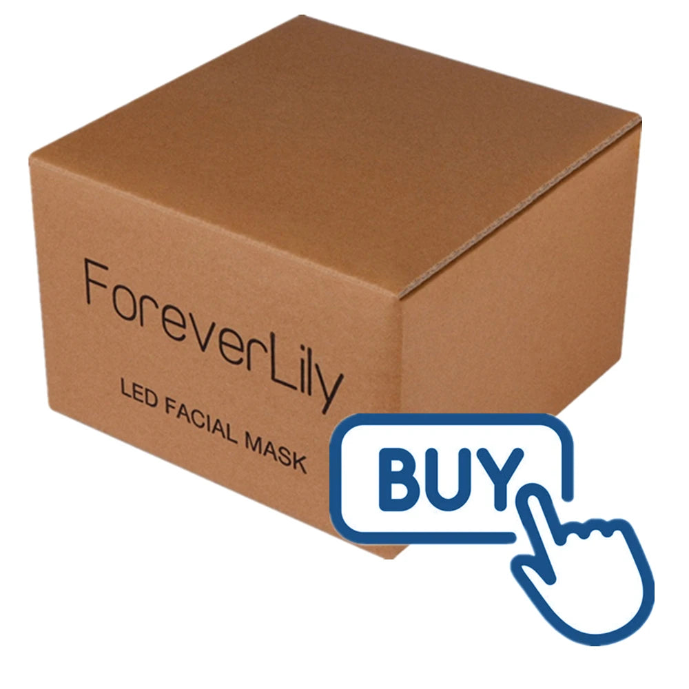 Foreverlily LED Facial Mask With Neck Rejuvenation And Whitening