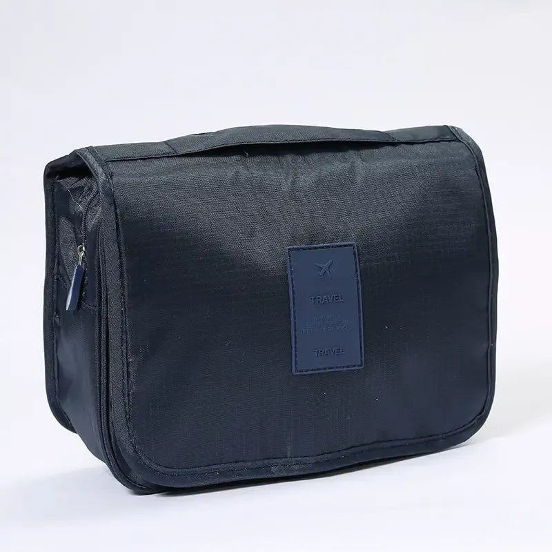 Waterproof Nylon Cosmetic Bag Travel Pouch With Hook