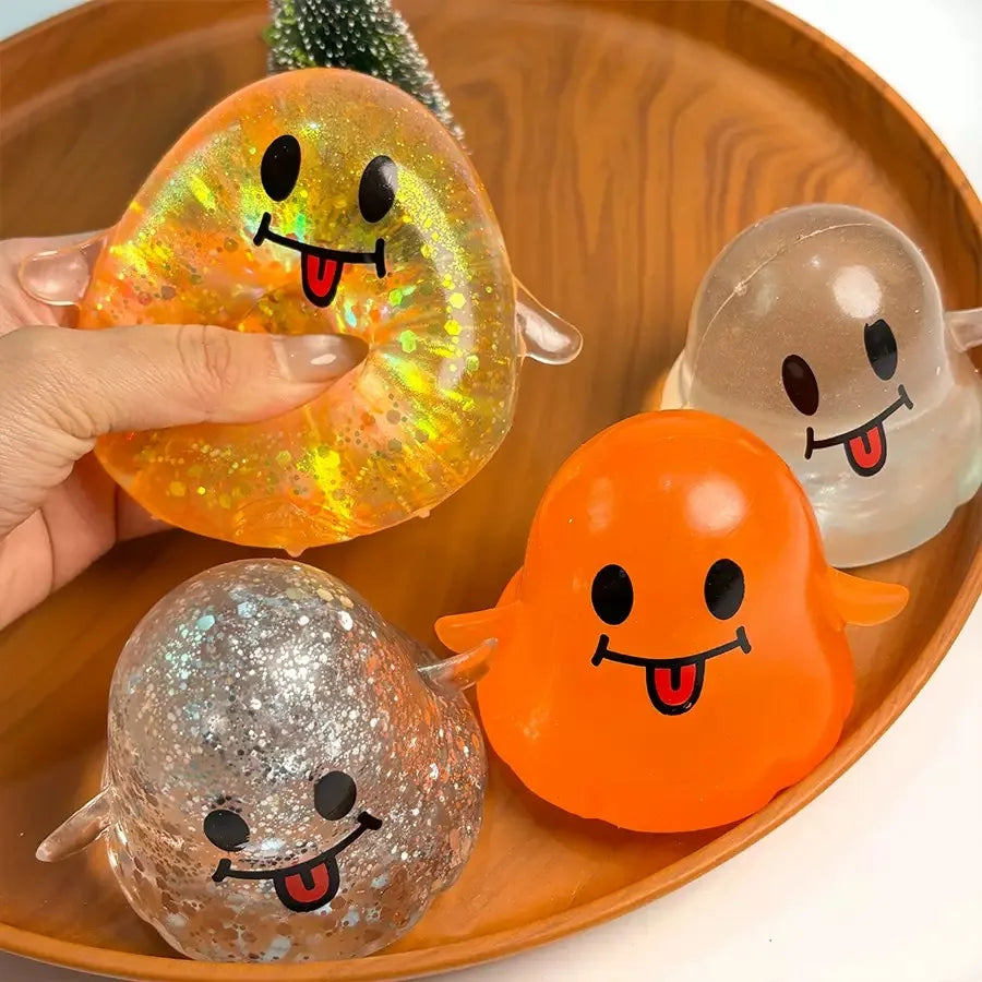 Slow Rising Ghost Squishy Stress Relief Fidget Toy For Halloween
