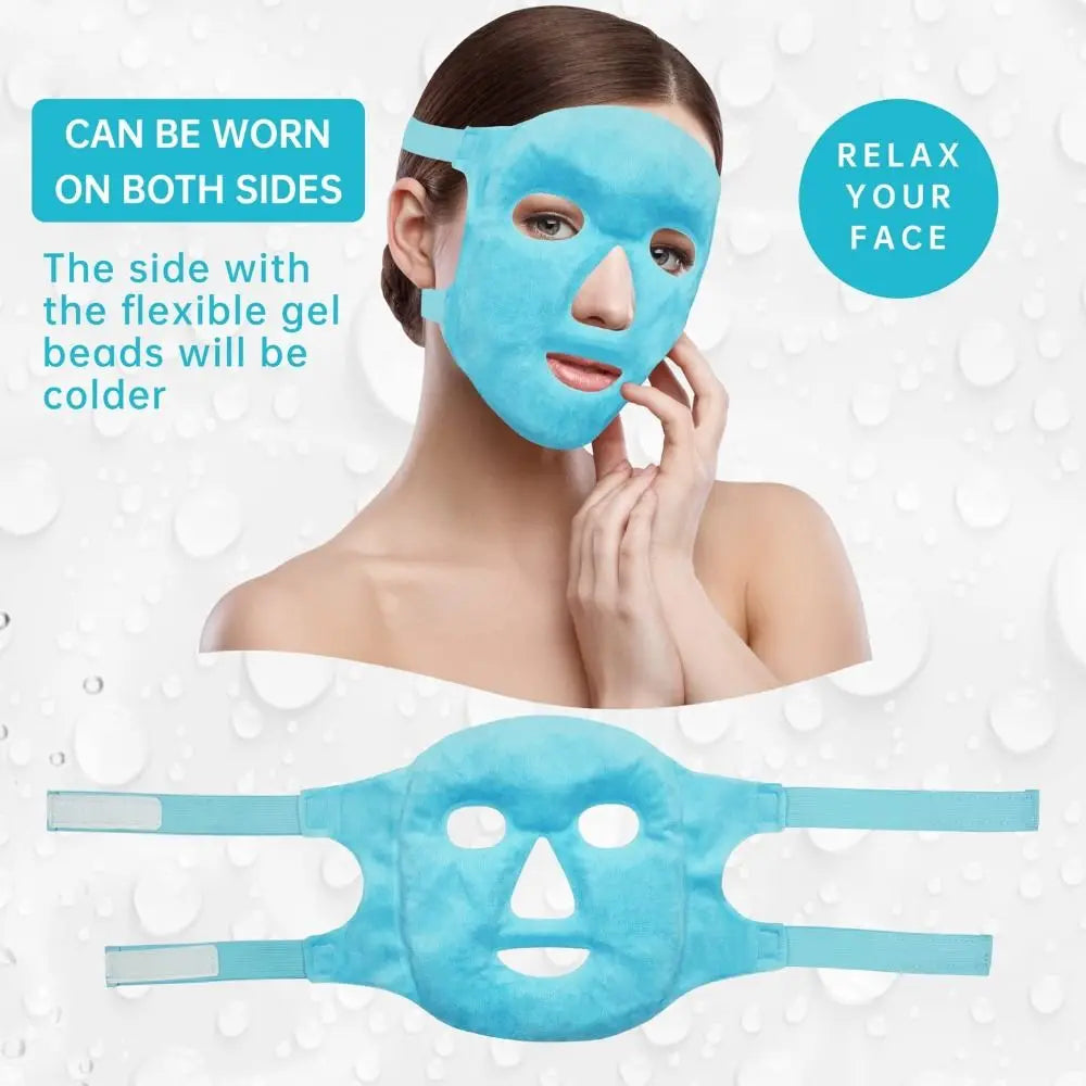 LEKGAVD Ice Gel Eye Mask For Cold And Hot Therapy