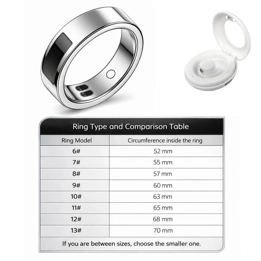 Oranka Qino K23 Smart Ring Vibration Alerts Health Tracker