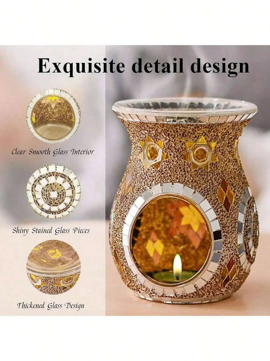XMSJ Glass Aromatherapy Diffuser And Fragrance Warmer Burner
