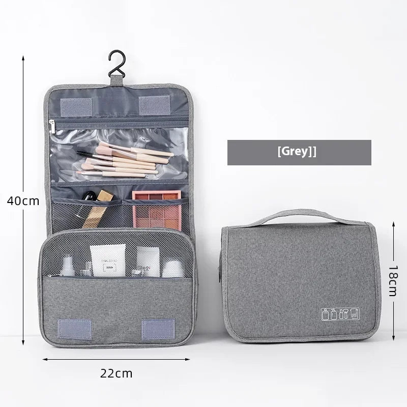 NONECN Foldable Toiletry Bag Organizer Hanging Cosmetic Travel Case
