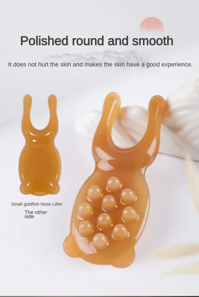 Face Lifting Guasha Resin Scraping Massage Facial Scraper Tool Eye SPA Massage Plate Reduce Puffiness Nose Lifting Nose Massager