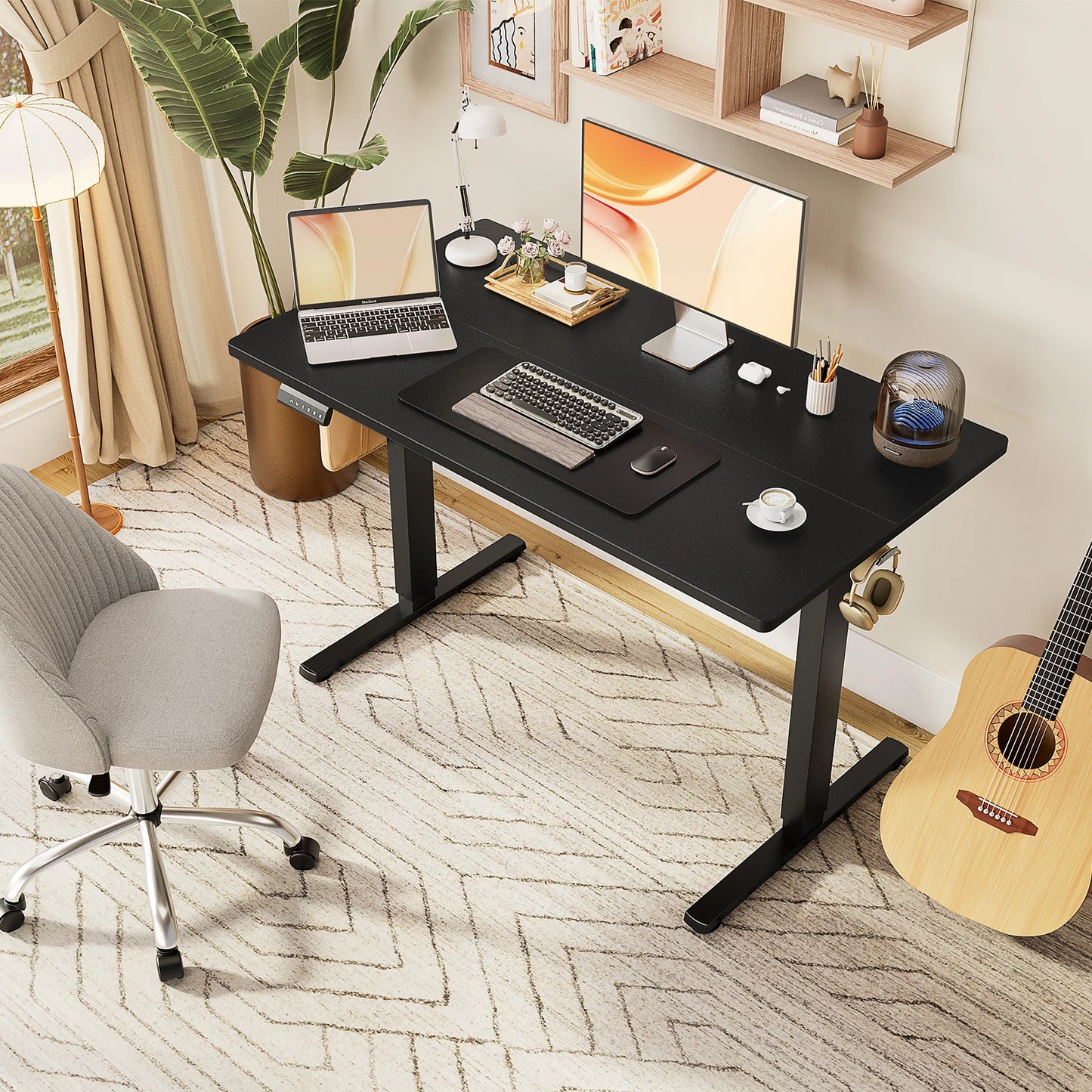 JHK Electric Height Adjustable Ergonomic Standing Desk