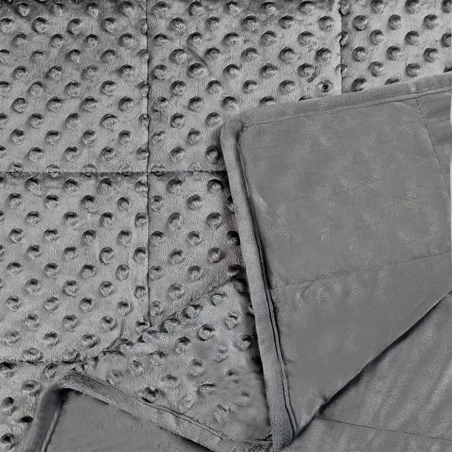 Reversible Weighted Blanket For All Season Luxury Velvet