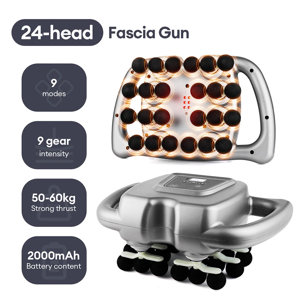 Foreverlily High Frequency Vibration Fascia Gun Professional Body Massager