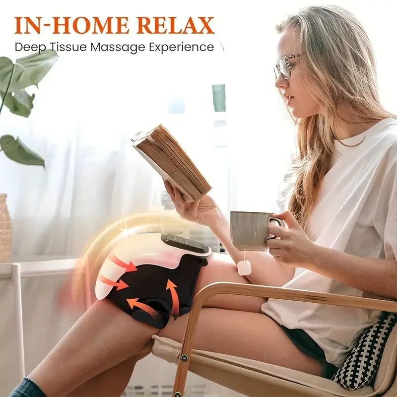 OpeningSmile Cordless Knee Massager With Heat And LED Screen