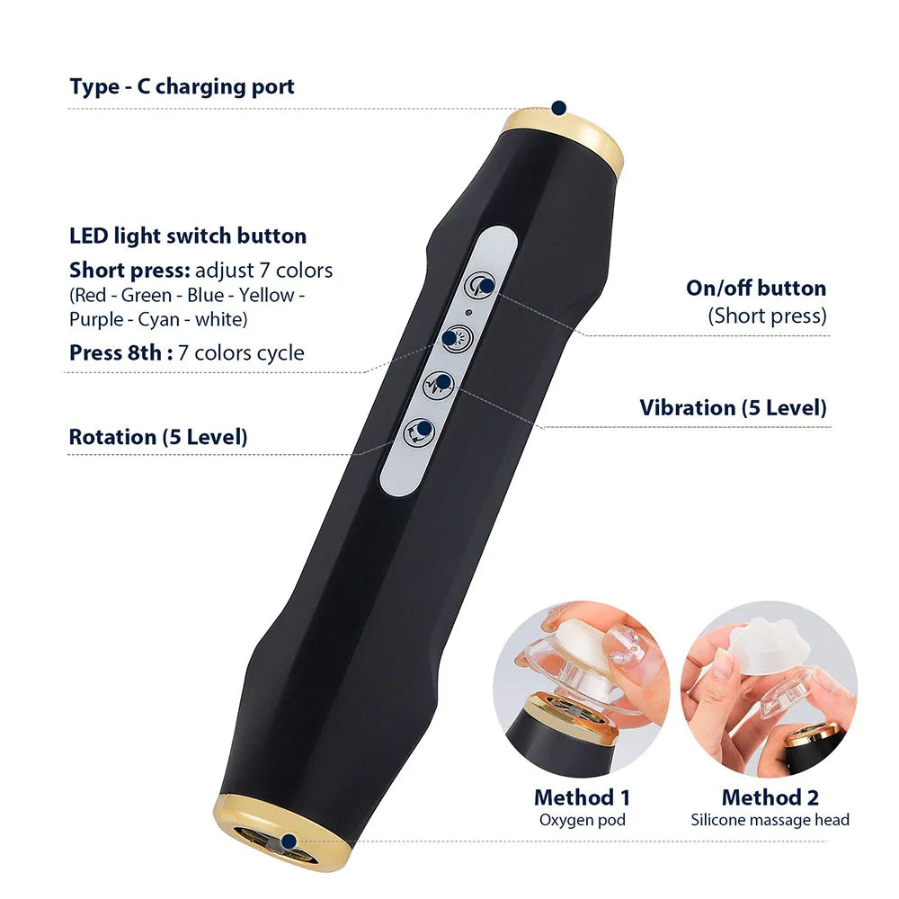 Foreverlily Oxygen Bubble Pen Facial CO2 Machine For Skin Care