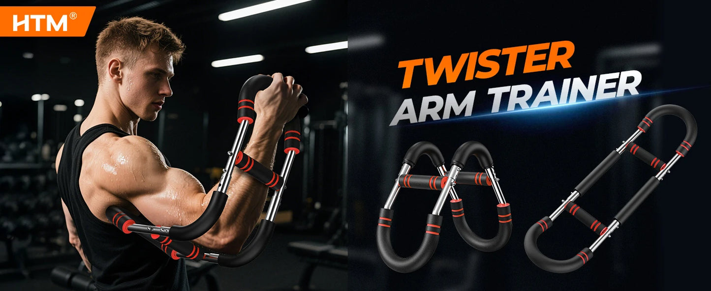 U Shape Arm Trainer Gripper 60-100 Lb Power Twister Bar