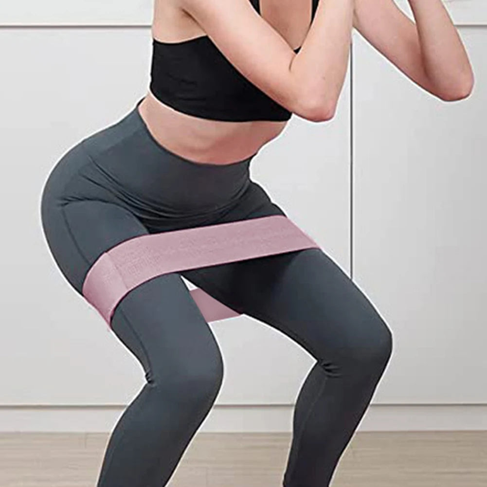 Fabric Resistance Bands Set For Yoga Pilates Hip Circle Training