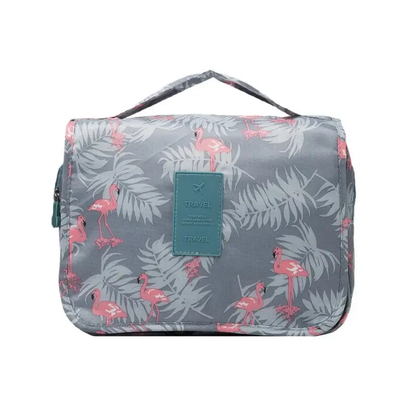Waterproof Nylon Cosmetic Bag Travel Pouch With Hook