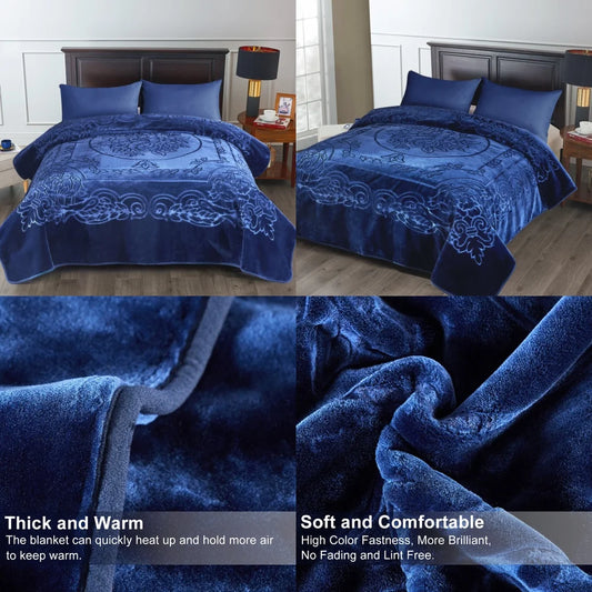 Cotton Weighted Blanket For Sleep 9Lb Comfort And Relaxation