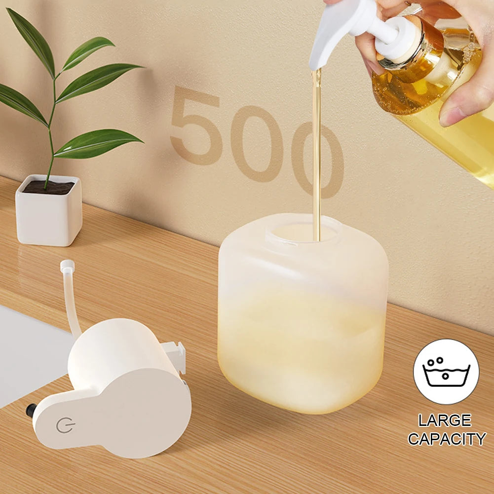 Automatic USB Rechargeable Foam Soap Dispenser For Kitchen And Bathroom