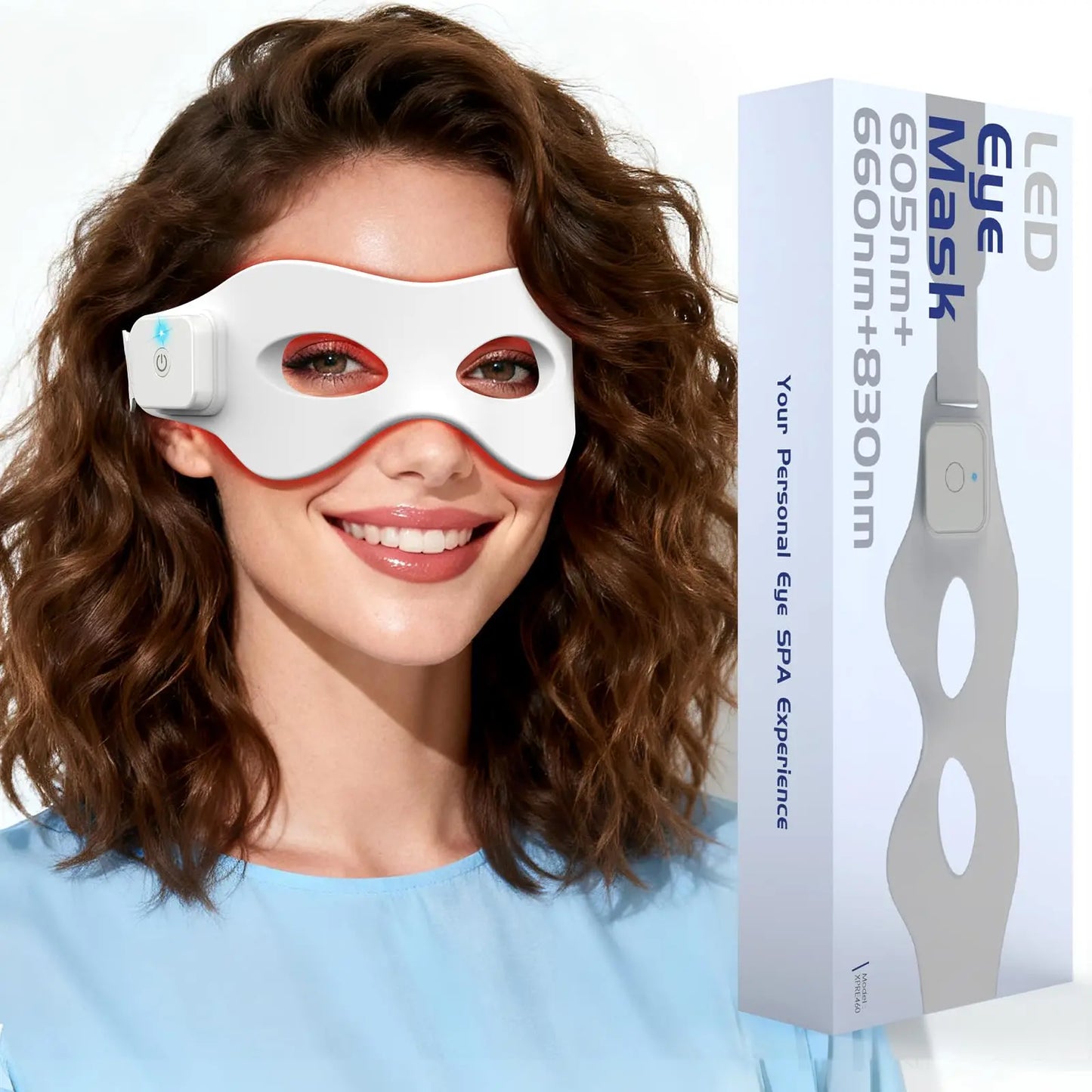 KTS 3D Eye Massager With Red Light Therapy For Eyes