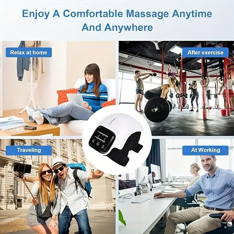 OpeningSmile Cordless Knee Massager With Heat And LED Screen