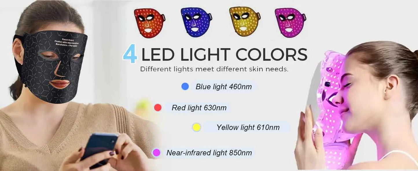 UBilli Portable Led Face Mask Light Therapy Anti Aging