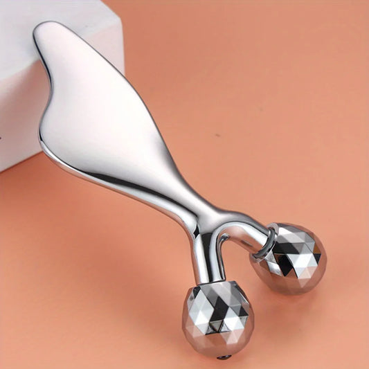 LSHOW 2 in 1 3D Facial Massager GuaSha Roller Professional