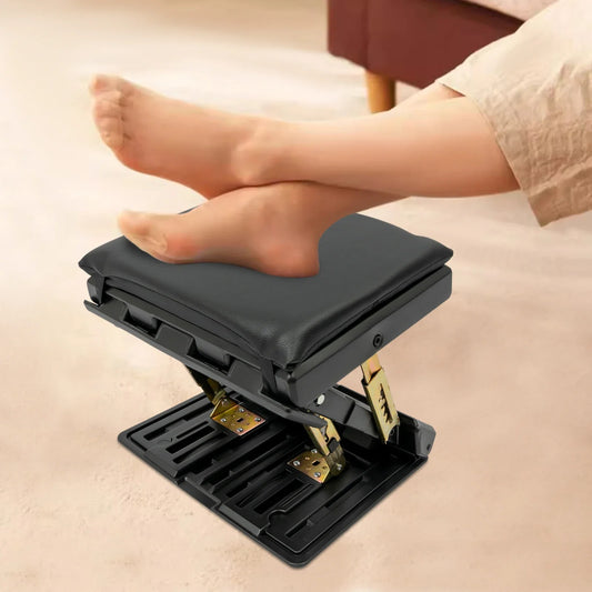 Bymaocar Ergonomic Foldable Footrest With Adjustable Angle Under Desk