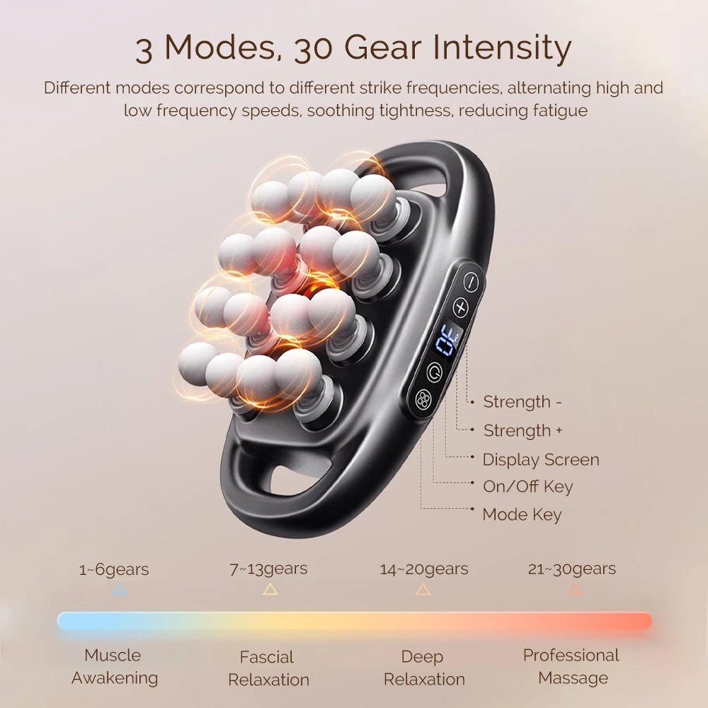 Foreverlily High Frequency Vibration Fascia Gun Professional Body Massager