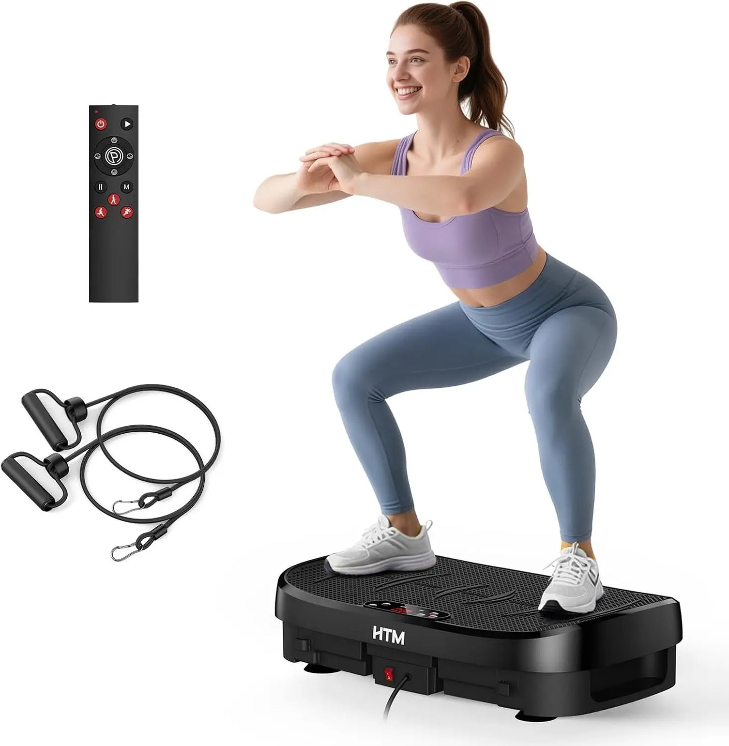 120 Speed Vibration Plate Whole Body Workout Fitness Plate Quiet Operation Vibration Platform Slimming for Home Gym Toning