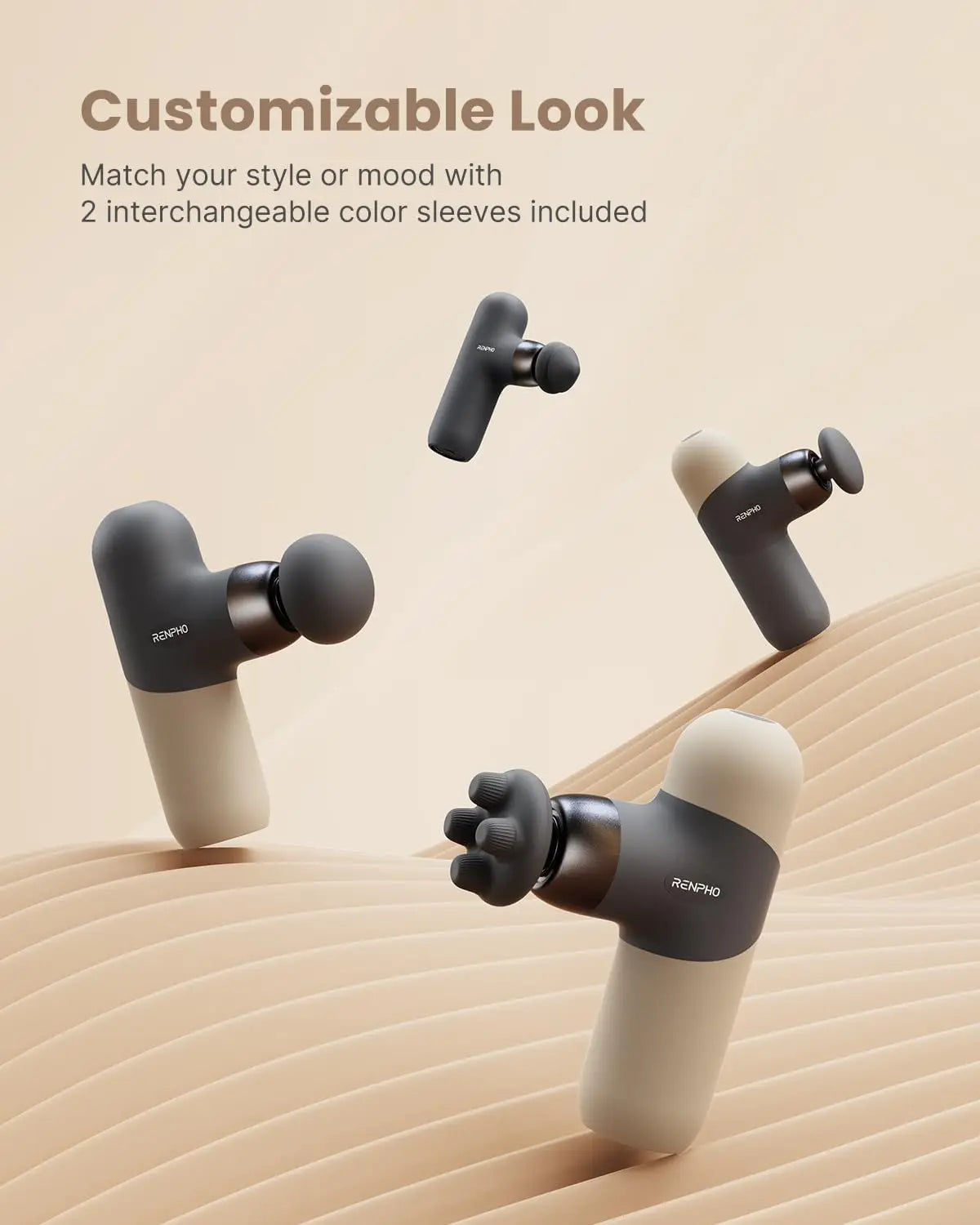 Mini Thermal Massage Gun With Heat Portable Percussion Massager